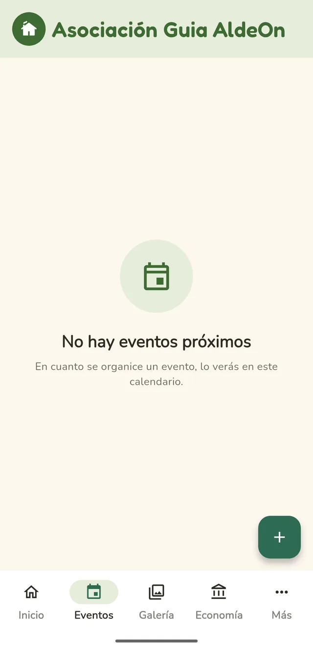 Calendario de clases con aforo y lista de espera en la app AldeOn